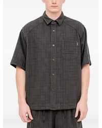 Juun.J - Geometric-Patterned Short-Sleeved Shirt - Lyst
