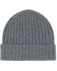 BOGGI - Gerippte Kaschmirbeanie - Lyst