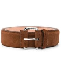Moschino - Logo-Engraved Belt - Lyst