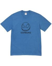 Supreme - X The Nightmare Before Christmas Skeleton Graphic T-Shirt - Lyst