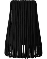Ioana Ciolacu - Strapless Fringed Corset Top - Lyst