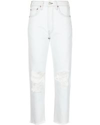 Rag & Bone - Maya High-Rise Slim-Cut Jeans - Lyst