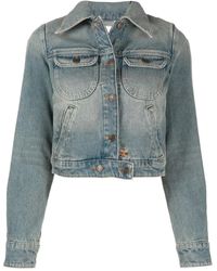 Courreges - Button-Down Denim Jacket - Lyst