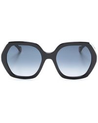 Carolina Herrera - Sonnenbrille im Oversized-Look mit Farbverlauf - Lyst