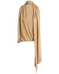 Alberta Ferretti - Draped Sleeveless Top - Lyst