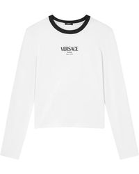 Versace - Stretch Viscose-Jersey T-Shirt - Lyst