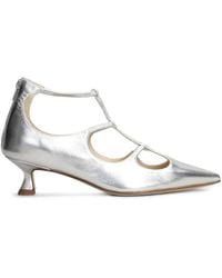 Anna F. - 50Mm Leather Pumps - Lyst