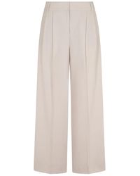 Max Mara - Pleated-Detail Trousers - Lyst