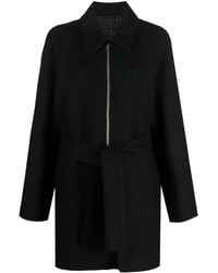 Givenchy - 4G-Zip Belted Coat - Lyst