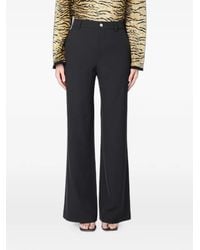 Moschino - Flared Cady-Texture Trousers - Lyst