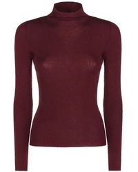 Twinset - Ribbed-Knit Roll-Neck Sweater - Lyst