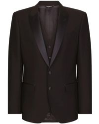 Dolce & Gabbana - Wool Martini-Fit Tuxedo Suit - Lyst