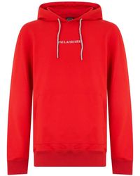 Paul & Shark - Logo-Print Drawstring Hoodie - Lyst