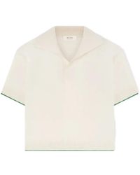 RETORI - Contrast-Trim Short-Sleeve Polo Shirt - Lyst