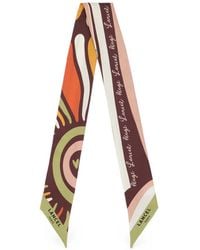 Lancel - Printed Silk Headband - Lyst