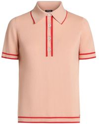 Kiton - Contrast-Trim Polo Shirt - Lyst