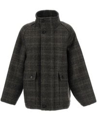 Barena - Checked Wool-Blend Coat - Lyst