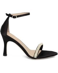 Custommade• - 90Mm Alma Pearl-Embellished Sandals - Lyst