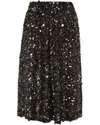 P.A.R.O.S.H. - Sequinned Maxi Skirt - Lyst