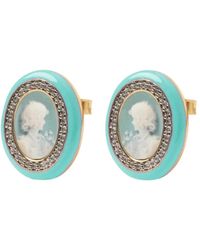 Cameo & Beyond - Glam Ladies Stud Earrings - Lyst