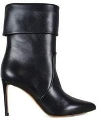 Francesco Russo - Foldover-Edge Pointed-Toe Ankle Boots - Lyst