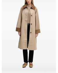 Barbour - Reagan Mantel Mit Cordkragen - Lyst
