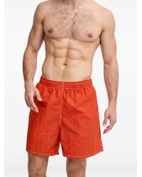 Gramicci - Contrast-Stitch Logo-Patch Swim Shorts - Lyst