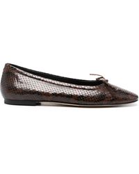 Aeyde - Delfina スネークパターン フラットシューズ - Lyst