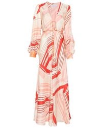 Raquel Diniz - Valerie Long-Sleeves Maxi Dress - Lyst