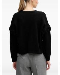 Benetton - Fringed Sweater - Lyst