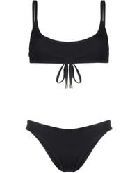 The Attico - Bikini en maille fine à design nervuré - Lyst