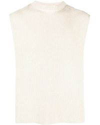 Jil Sander - Knitted Sleeveless Vest - Lyst