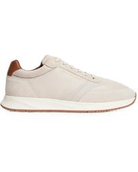 Tommy Hilfiger - Suede-Panelled Lace-Up Sneakers - Lyst