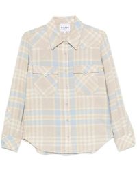 Kujten - Lumber Check-Pattern Button-Up Shirt - Lyst