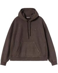 Carhartt - Lambert Logo-Embroidered Hoodie - Lyst