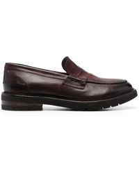 Moma - Nairobi Penny-slot Leather Loafers - Lyst