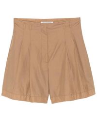 Philosophy Di Lorenzo Serafini - Pleated High-Waisted Shorts - Lyst