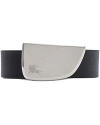 Burberry - Shield Leren Riem - Lyst