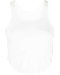 Rick Owens - Cropped Jersey Tank Top - Lyst