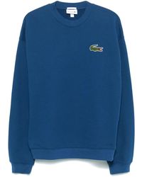 Lacoste - Sweatshirt Mit Logo-Stickerei - Lyst