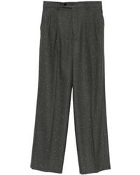 Manuel Ritz - Pinstriped Pleated Trousers - Lyst