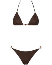 Anjuna - Bead-Embellished Triangle Bikini - Lyst