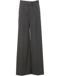 Liu Jo - Pantalones acampanados a rayas - Lyst