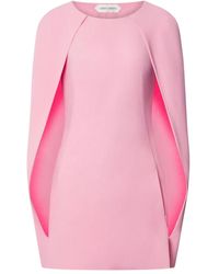 Alberta Ferretti - ケープスリーブ ミニドレス - Lyst