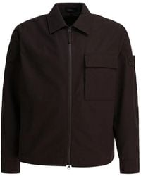 Stone Island - Surchemise À Fermeture Zippée - Lyst