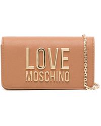 Love Moschino - Love Leather Crossbody Bag - Lyst