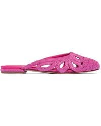 Bernardo - Cappadocia Raffia Cut-Out Mules - Lyst