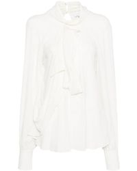 Genny - Crepe De Chine Blouse - Lyst