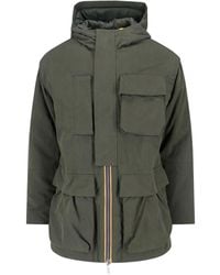 K-Way - Chaqueta Con Capucha Y Bolsillo - Lyst