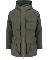 K-Way - Hooded Pocket Jacket - Lyst